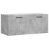 Armario de pared madera ingeniería gris hormigón 80x36,5x35