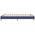 Estructura de cama box spring tela azul 140x200