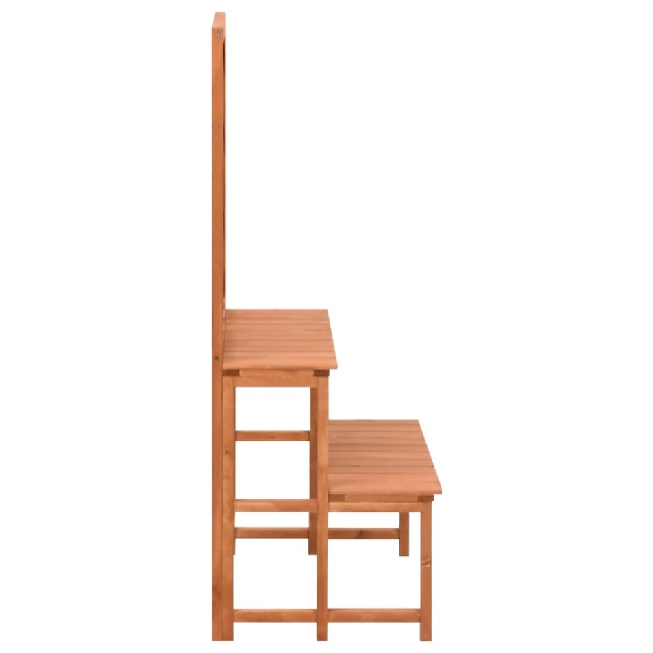 Soporte de plantas y enrejado madera de abeto 70x42x115