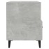 Mesita de noche madera contrachapada gris