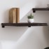 Estante pared madera roble tratada marrón oscuro 60x60x(2-6)