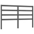 Cabecero de cama madera maciza de pino gris 126x4x100
