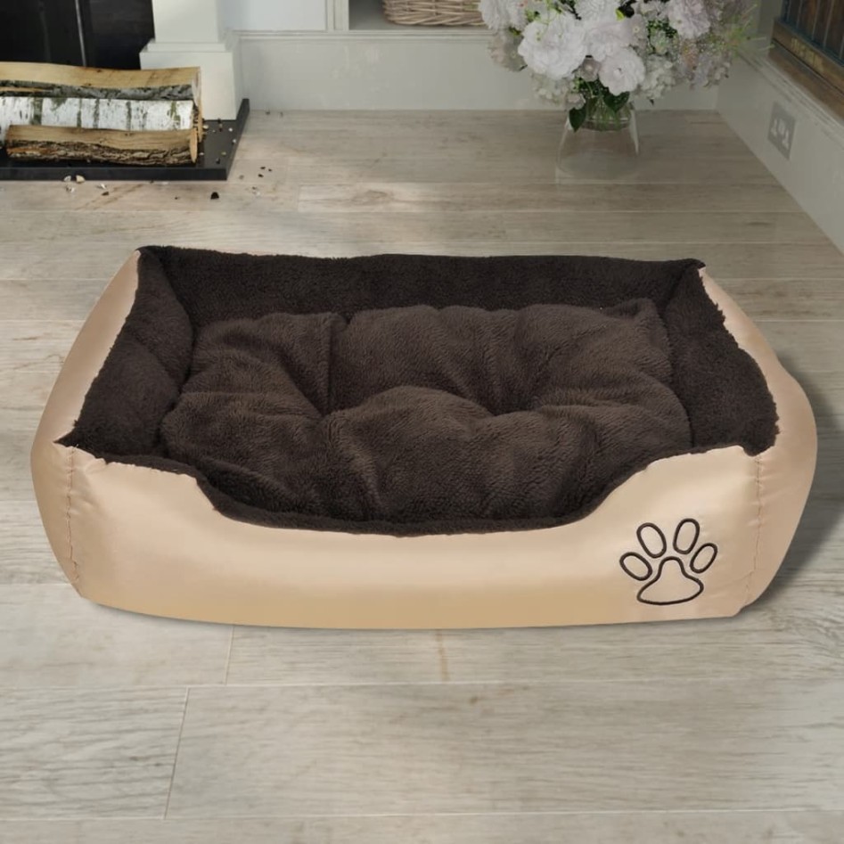 Cama para perro con cojín acolchado talla
