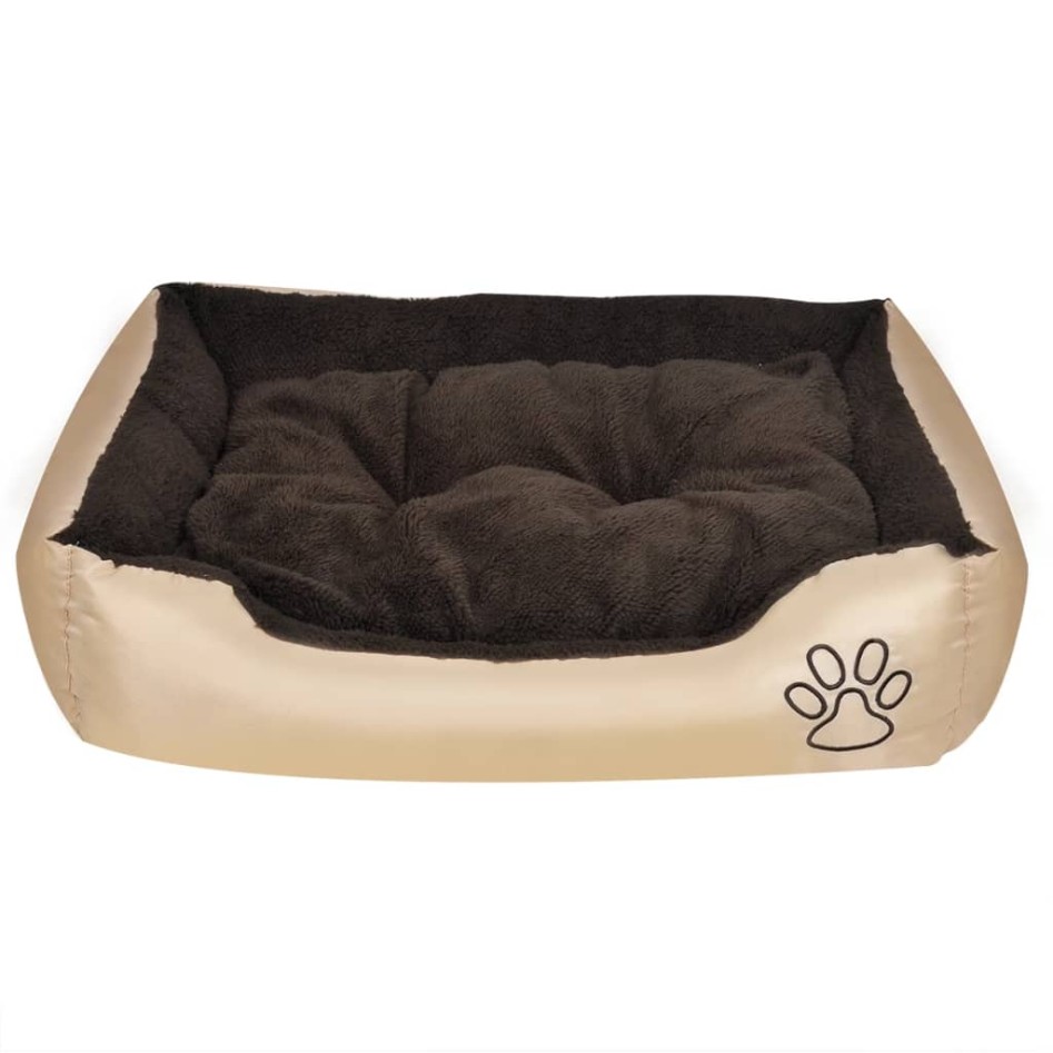 Cama para perro con cojín acolchado talla