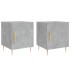 Mesitas noche 2 uds madera ingeniería gris hormigón 40x40x50