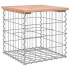 Banco jardín diseño gaviones madera abeto Douglas 43x44x42