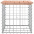 Banco jardín diseño gaviones madera abeto Douglas 43x44x42
