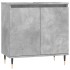 Armario de baño madera de ingeniería gris hormigón 58x33x60