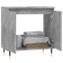 Armario de baño madera de ingeniería gris hormigón 58x33x60