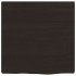 Estante de pared madera roble tratada marrón oscuro 40x40x2