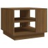Mesa de centro madera de ingeniería marrón roble 55x55x43