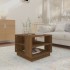 Mesa de centro madera de ingeniería marrón roble 55x55x43