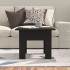 Mesa de centro madera de ingeniería negra 55x55x42