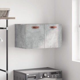 Armario de pared madera ingeniería gris hormigón 60x36,5x35