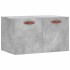 Armario de pared madera ingeniería gris hormigón 60x36,5x35