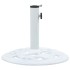 Base de sombrilla de hierro fundido blanco 9 kg 40