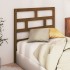 Cabecero de cama madera maciza de pino marrón miel 96x4x100