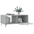 Mesa de centro madera contrachapada gris hormigón 90x50x40