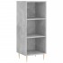 Aparador de madera de ingeniería gris hormigón 34,5x32,5x90