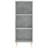 Aparador de madera de ingeniería gris hormigón 34,5x32,5x90