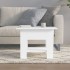 Mesa de centro madera contrachapada blanco 55x55x42