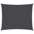Toldo de vela rectangular tela Oxford gris antracita 3,5x4,5