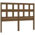 Cabecero de cama madera maciza pino marrón miel 145,5x4x100