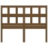 Cabecero de cama madera maciza pino marrón miel 145,5x4x100