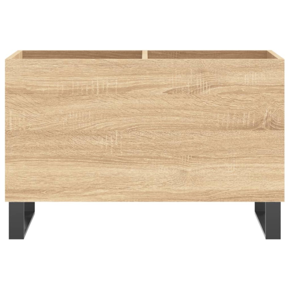 Mueble discos madera contrachapada roble Sonoma 74,5x38x48