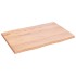 Tablero mesa madera tratada roble borde natural 60x40x2