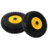 Ruedas de carrito de sacos 2 unidades PU macizo 3.00-4