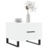 Mesa de centro madera de ingeniería brillo blanco 50x50x40