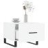 Mesa de centro madera de ingeniería brillo blanco 50x50x40
