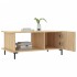 Mesa de centro madera contrachapada roble Sonoma 90x50x40