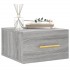 Mesitas de noche de pared 2 uds color gris Sonoma 35x35x20