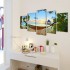 Set decorativo de lienzos para pared hamaca 200 x 100