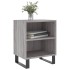 Mesitas de noche 2 uds madera ingeniería gris Sonoma