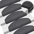 Alfombrillas de escalera 10 unidades gris antracita 65x24x4
