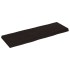 Tablero mesa madera tratada borde vivo marrón 120x40x(2-6)