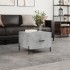 Mesa de centro madera de ingeniería gris hormigón 50x50x40