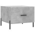 Mesa de centro madera de ingeniería gris hormigón 50x50x40