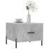 Mesa de centro madera de ingeniería gris hormigón 50x50x40