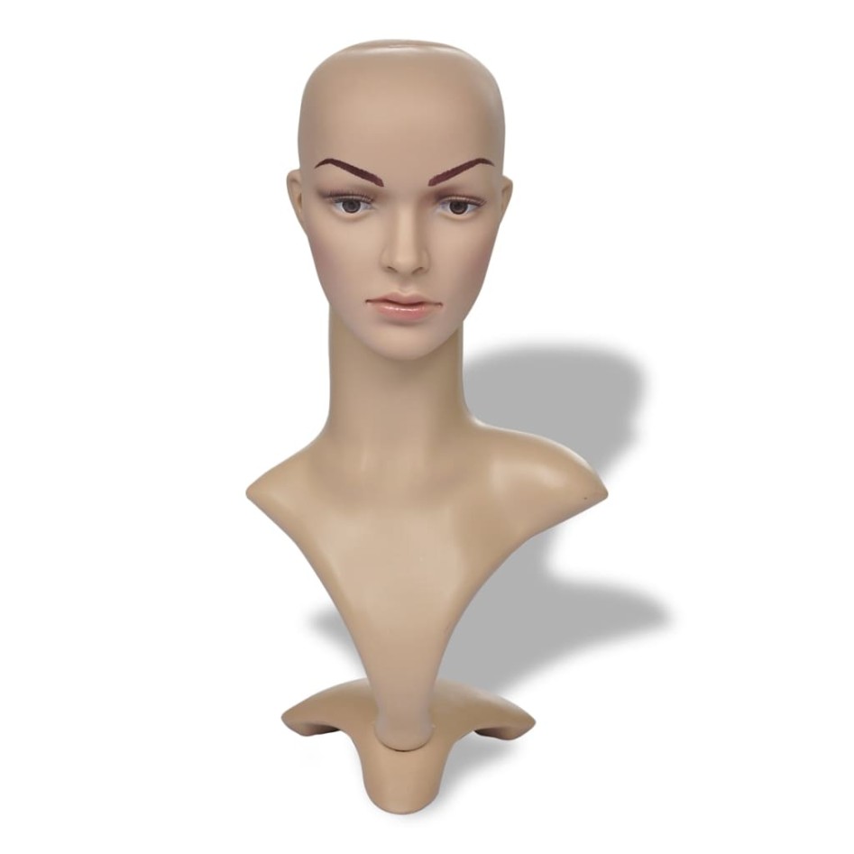 Maniquí de cabeza de mujer