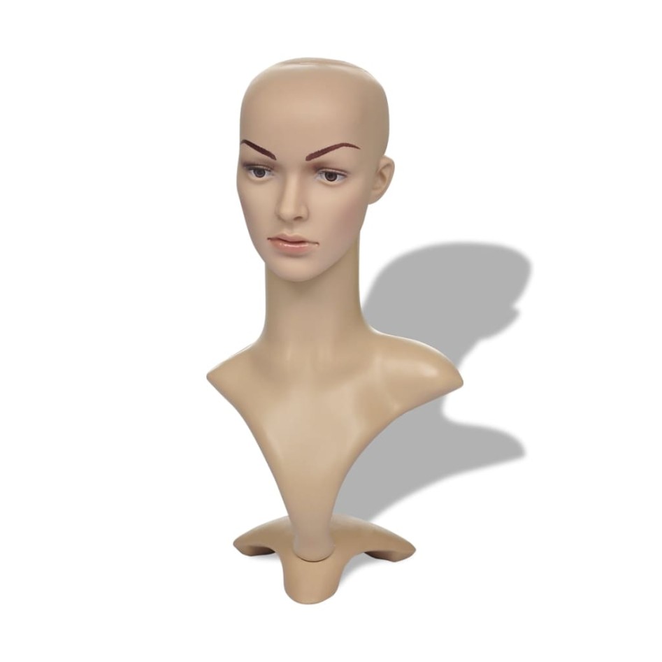 Maniquí de cabeza de mujer