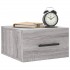 Mesitas de noche de pared 2 uds color gris Sonoma 35x35x20
