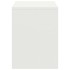 Mesita de noche madera maciza de mango blanco 35x30x40