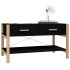 Mesa de centro madera contrachapada negro 82x48x45