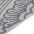 Alfombra de exterior de tejido plano rayas azules 120x170