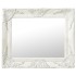 Espejo de pared estilo barroco blanco 50x40