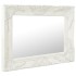 Espejo de pared estilo barroco blanco 50x40